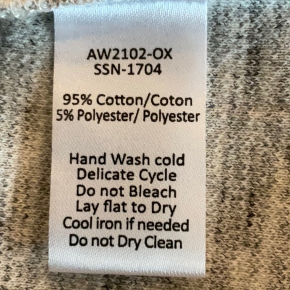 ATM Anthony Thomas Melillo NWOT French Terry Stone Gray Sweatshirt Dress- Medium - Picture 6 of 7